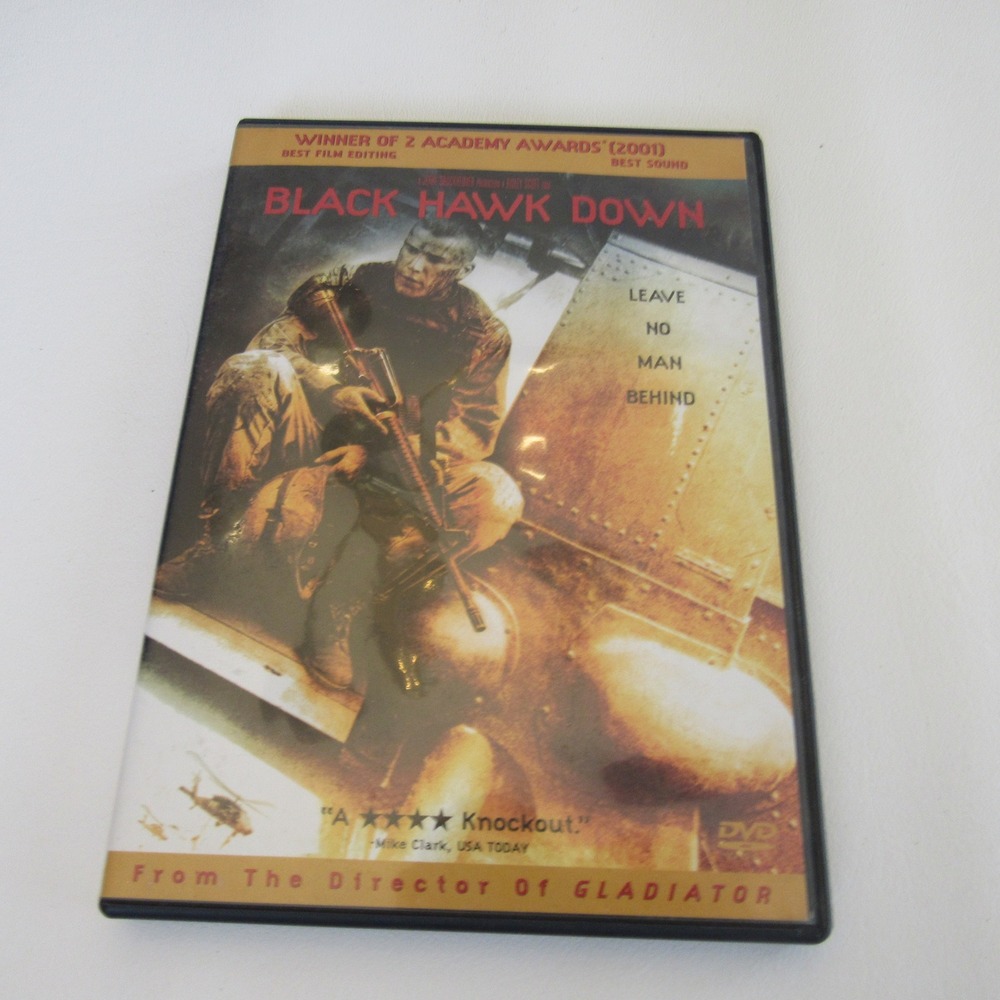 Black Hawk Down DVD 2002 Ridley Scott Widescreen War Action Movie Josh Hartnett